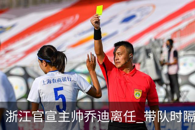 浙江官宣主帅乔迪离任 带队时隔12年重回亚冠